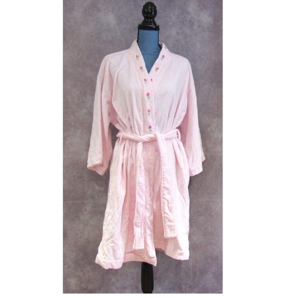 Charter Club Other - NEW Charter Club Pink Terry Cloth Robe Size M/L